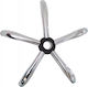 Metal Base for Executive Chair, 56 cm, Silver