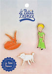 Set of 3 enamel pins Enesco The Little Prince (le Petit Prince) - Classic 525694 Enesco