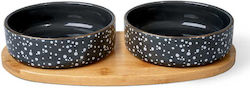 Glee Ceramic Bowl Food & Water 2x 500ml Glee Ceramic Bowl Food & Water 2x 500ml