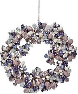 JK Home Decoration Χριστουγεννιάτικο Διακοσμητικό Μπλε 2τμχ