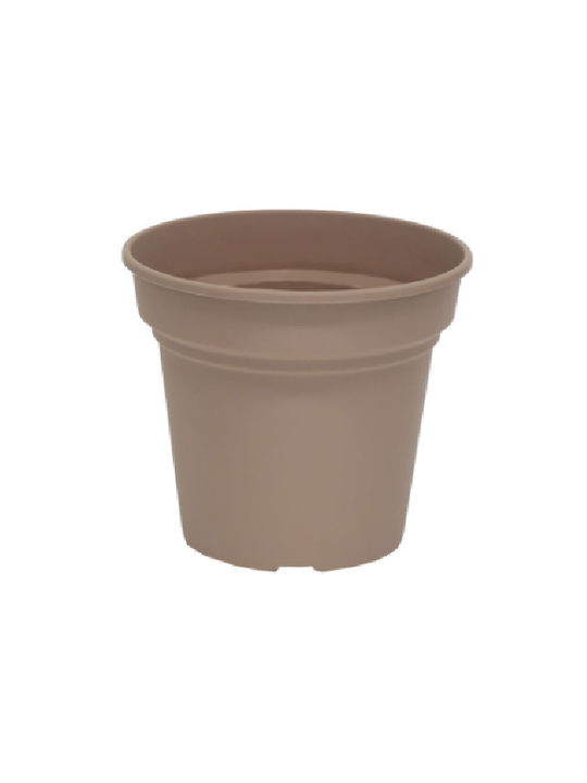 Micplast Daiquiri Flower Pot 20x17cm Taupe 11.12.05.17