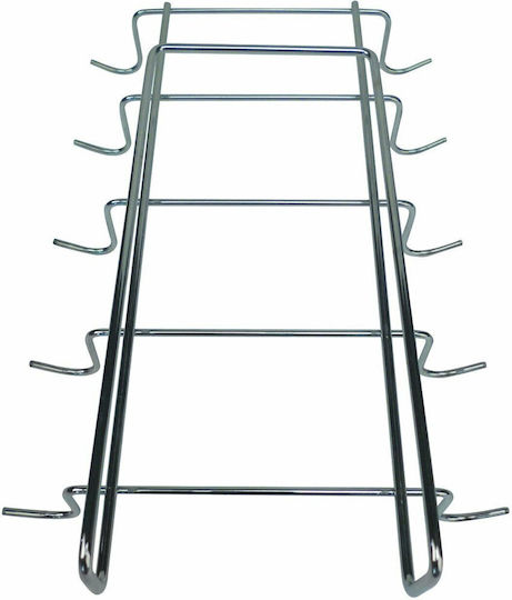 Zeller Κρεμάστρα Κουζίνας Inox 19x28x8εκ. Γκρι
