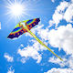 Triangular Kite with Tail & Twine 190cm 1pcs