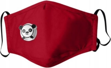 Pentru copii Panda Red Mask + 3x Pm 2.5 Filter
