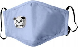 For Children Panda Blue Mask + 3x Pm 2.5 Filter