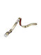 Ferplast Hundehalsband Leder in Gold Farbe