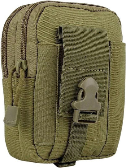 Militärische Tasche Taille aus Polyester Grün 1Es