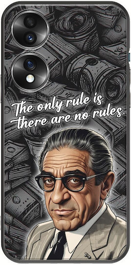 Brilliant Business Minds - Aristotle Onassis Back Cover Silicone Multicolour (Honor 70)