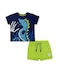 Tuc Tuc Kids Set with Shorts Summer 2pcs Blue