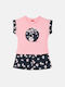 Joyce Kids Set with Shorts Summer 2pcs Pink