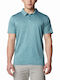Hike Polo Short Sleeve Blouse Cloudburst Heather