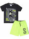 Kids' Set with Shorts Summer 2pcs Black