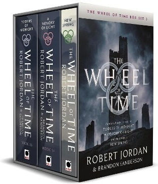 The Wheel of Time Box Set 5 Books 13 14 Prequel Towers of Midnight A Memory of Light New Spring Robert Jordan 1213
