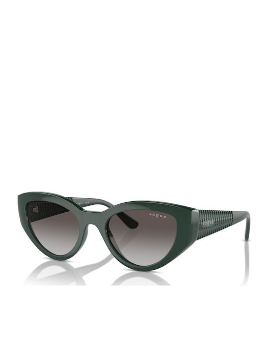 Vogue Feminini Ochelari de soare cu Verde Cadru și Gri Degrade Lentilă VO5566S 31228G