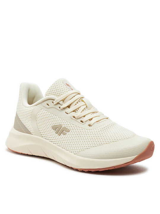 4F Damen Sportschuhe für Training & Fitnessstudio Beige