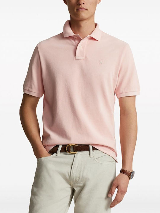 Ralph Lauren Ανδρική Μπλούζα Polo Ροζ