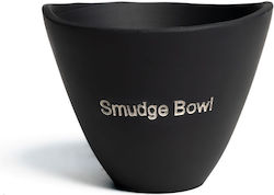 Green Tree Candle Company Serving Bowl Round Ceramic Black