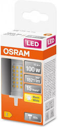 Osram LED крушка 12W за фасунга R7S Топло бяло