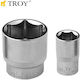 Troy Карудаки Шестограм с Каре Приемник 1/2" Диаметър 1/2" 1бр