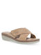 Parex Flatforms Crossover Women's Sandals Beige