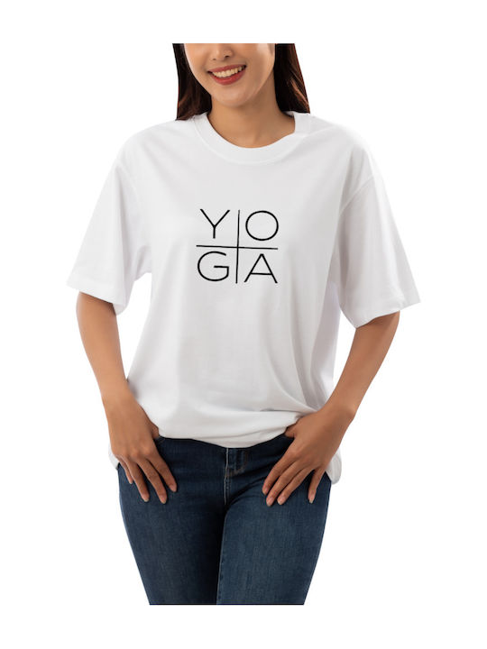 Γυναικεία Μπλούζα Yoga Wty745-λευκό