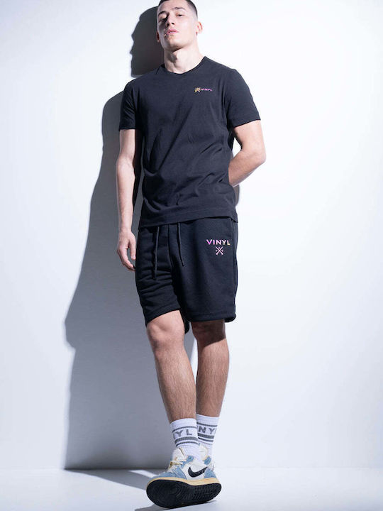 Vinyl Art Clothing Men's Short Sleeve T-shirt Black