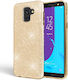 Samsung Galaxy J6 2018 Forcell Glitter Shine Cover Hard Case -gold