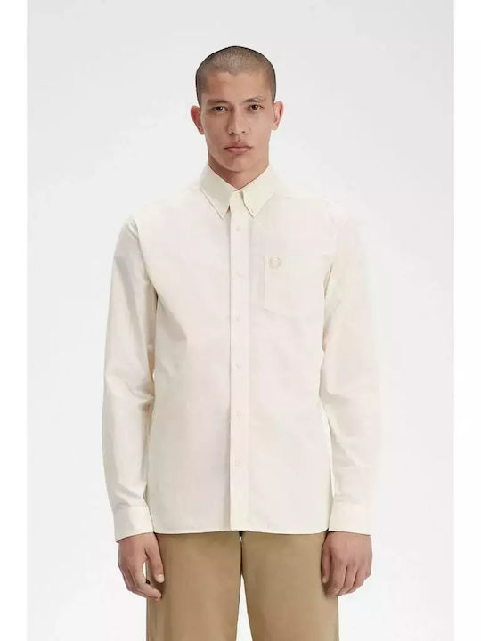 Fred Perry Μακρυμάνικo Βαμβακερό Πουκάμισο σε Κ...
