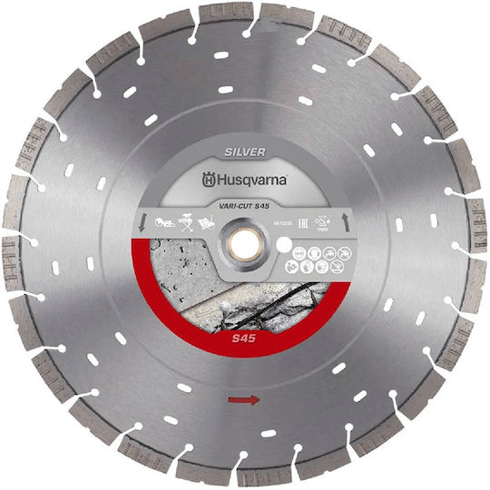 Husqvarna Vari-cut S45 Cutting Disc Construction Materials Hole Diameter 450mm 1pcs