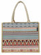 Doca Fabric Beach Bag Beige