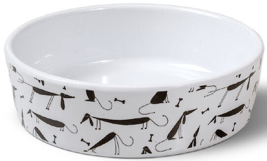 Glee Ceramic Food and Water Bowl for Dog and Cat 500ml