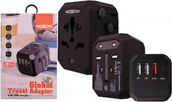 Moxom MX-HC120 Αντάπτορας Πρίζας από Universal σε Universal Moxom MX-HC120 Αντάπτορας Πρίζας από Universal σε Universal