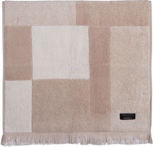 Nef-Nef Homeware Πετσέτα Προσώπου Elements-beymax 50x90εκ. Beige Βάρους 550gr/m²