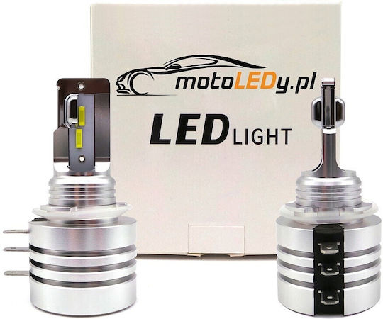 Λάμπες Αυτοκινήτου H15 / DRL Canbus LED 5500K Ψυχρό Λευκό 10V / 12V / 24V 50W 2τμχ