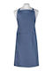 Ladelle Apron Blue 90x69cm