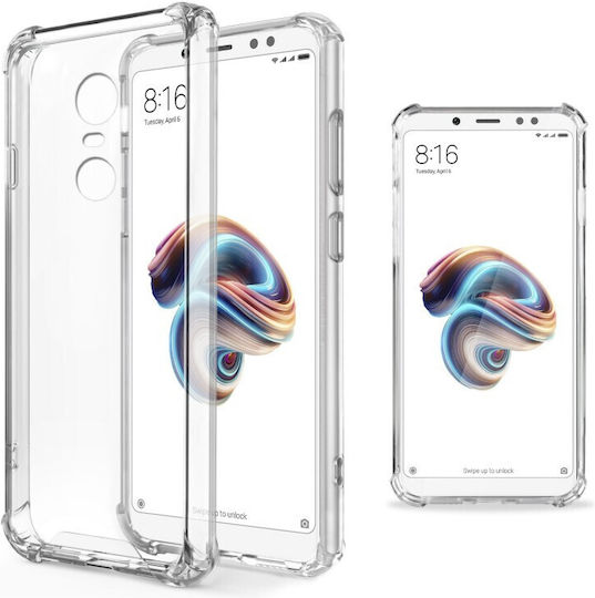 Задна корица Силикон 0.5мм Прозрачен (Redmi 5 Plus)