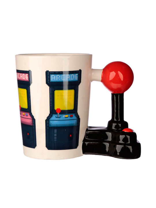 Puckator Game Over Joystick Mug Ceramic