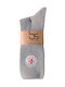 Bs (2 Pairs) Elasticated Socks Percale Grey Without Elastic