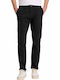 Trousers Chino Elastic in Regular Fit Black