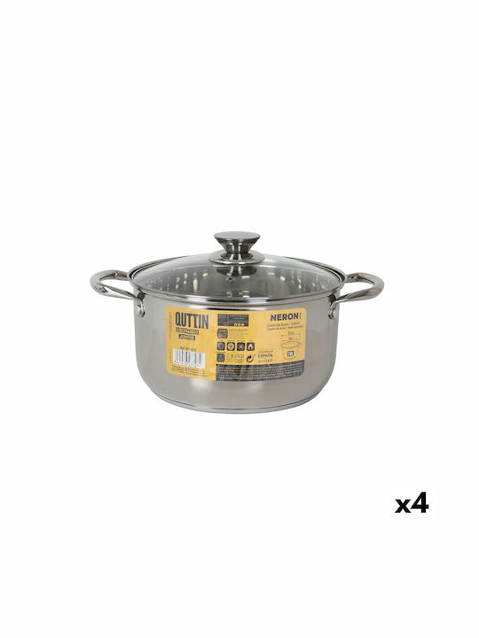 Quttin Deep Stainless Steel Pot 10lt /