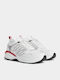 Dash Ανδρικά Sneakers White Black Red