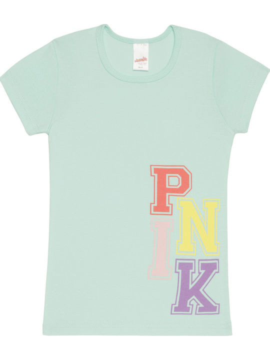 Minerva Παιδικό Φανελάκι Κοντομάνικο Pink