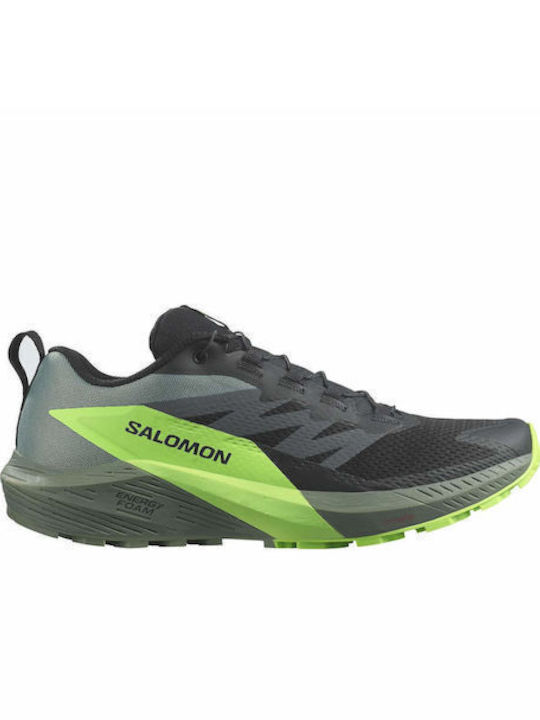 Salomon Sense Ride 5 Ανδρικά Αθλητικά Παπούτσια Trail Running Πράσινα