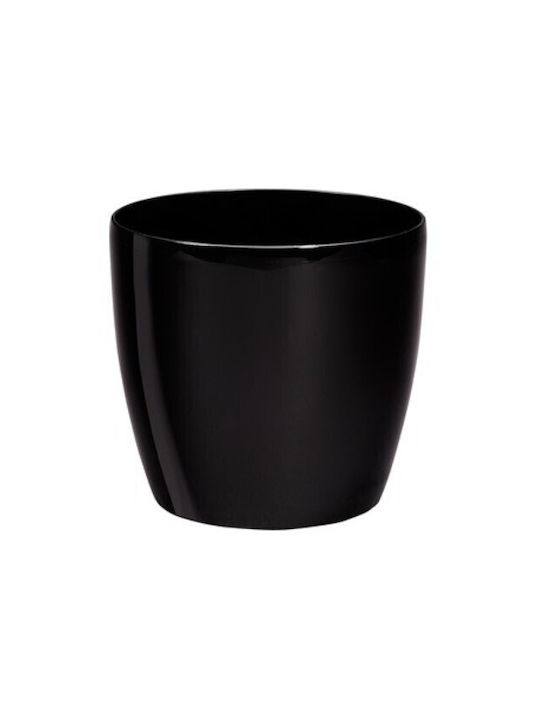 Plastona Roto Brillante 22 Pot Black 22x22x20cm