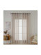 Beauty Home Перде с Копчета Sharp Art 8448 Бежова 140x270см