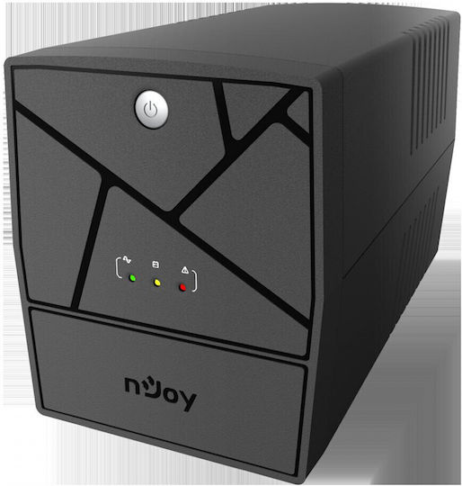 NJOY Keen 2000 USB UPS Line-Interactive 2000VA 1200W with 4 Schuko AC Outlets