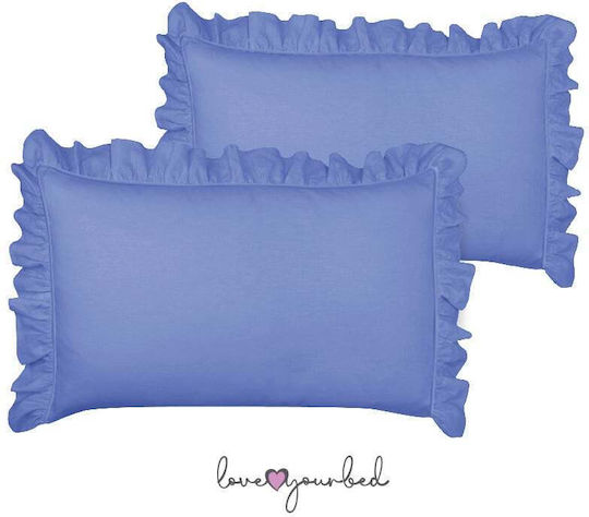 Isadore Lorraine Kissenbezug-Set Ciell 50x70cm.