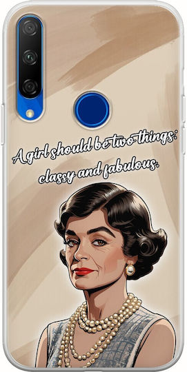 Brilliant Business Minds - Coco Chanel Huawei Back Cover Silicone Multicolour (Honor 9X)