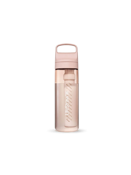 Lifestraw Παγούρι Πλαστικό με Στόμιο και Φίλτρο 650ml Ροζ