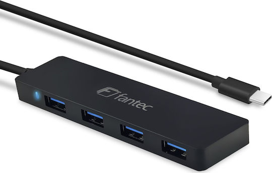 Fantec USB 3.0 Hub With 4 Ports And USB-C USB-A Connection